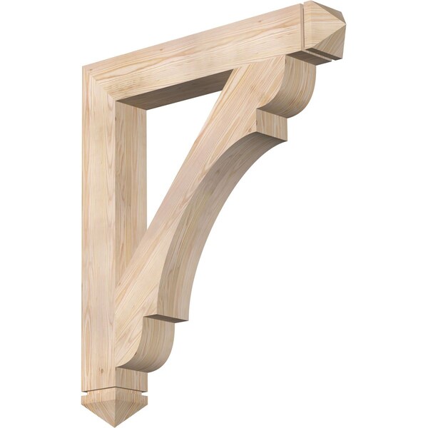 Ekena Millwork Olympic Arts & Crafts Smooth Bracket, Douglas Fir, 5 1/2"W x 38"D x 44"H BKT06X38X44OLY03SDF - main